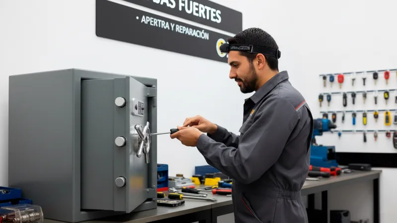 Apertura y reparación de cajas fuertes de todas las marcas a domicilio
